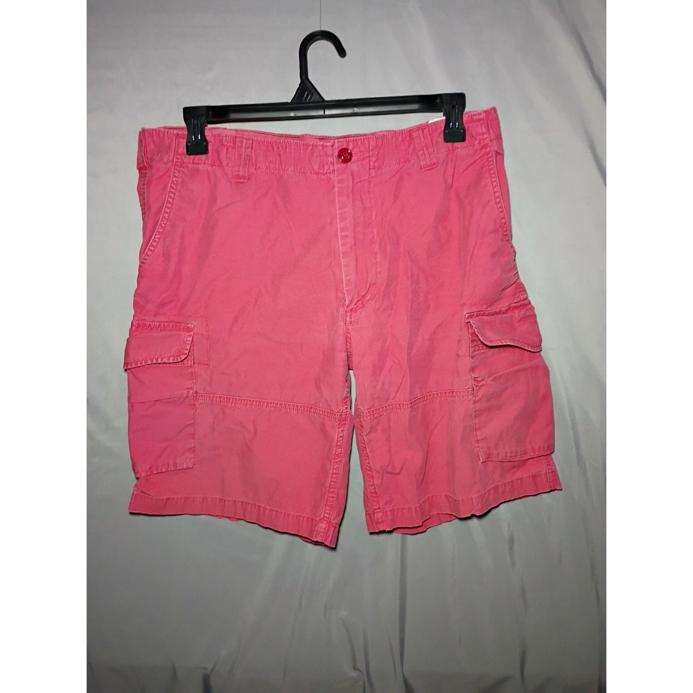 Polo Ralph Lauren Cargo Shorts Mens 38 Salmon Red Drill Khaki Utility Hiking